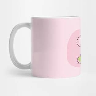 Pink rose drawing Mug